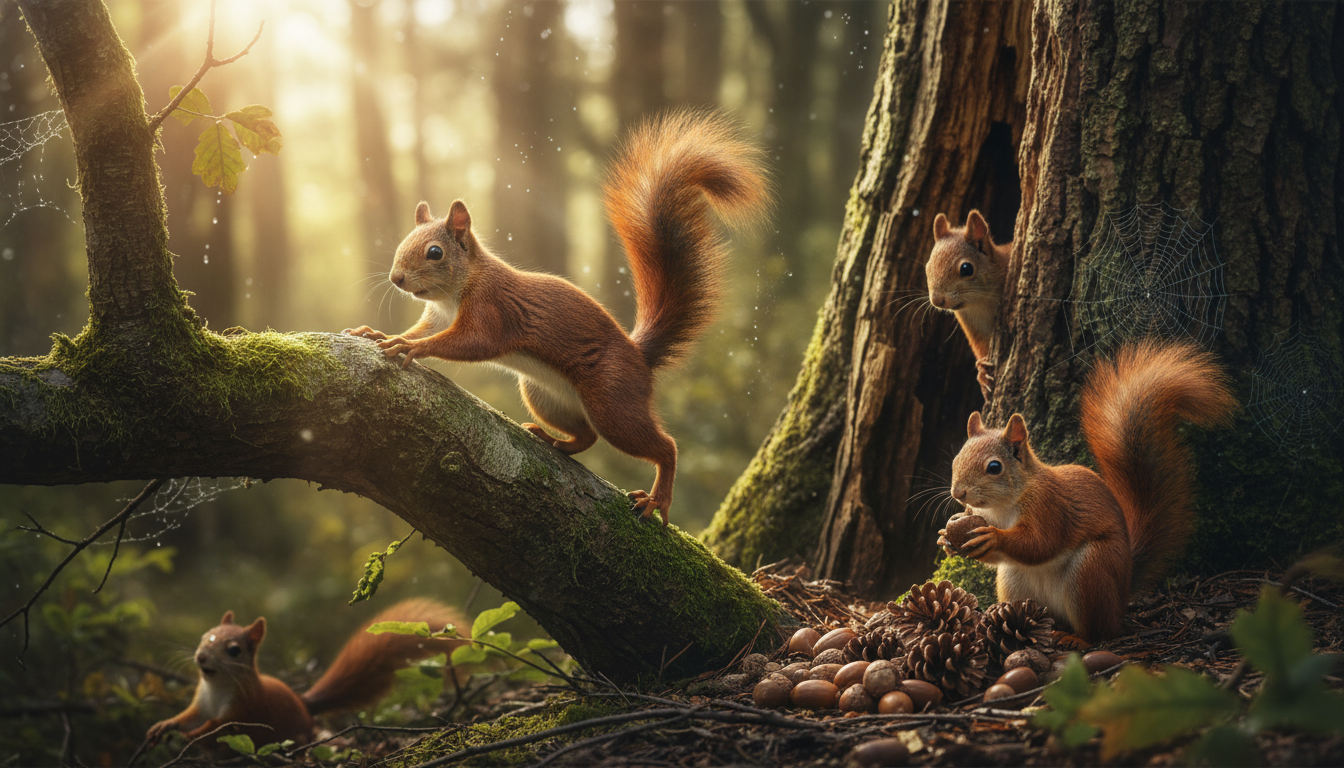 Kuyruklu Kahramanlar: Sincapların Gizemli Yaşamı